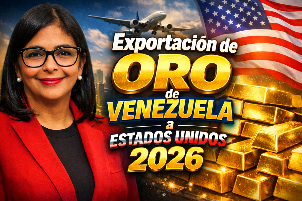 Exportación de oro de Venezuela a Estados Unidos 2026 licencia del Tesoro permite operaciones con Minerven