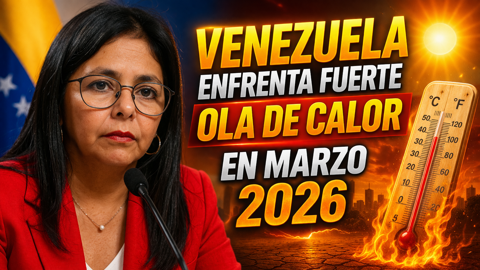 Venezuela enfrenta fuerte ola de calor en marzo 2026 Inameh alerta por altas temperaturas en todo el país
