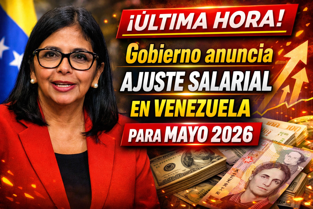 Gobierno anuncia ajuste salarial en Venezuela para mayo 2026 claves del aumento del salario mínimo