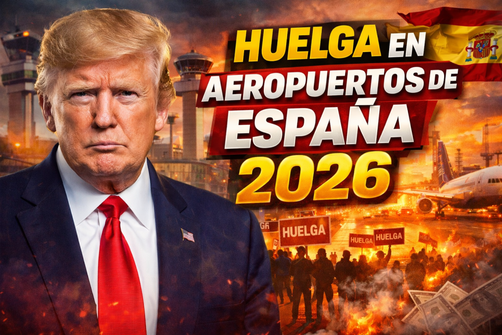 Huelga en aeropuertos de España 2026 paros de Groundforce afectan vuelos entre EE.UU. y Europa en Semana Santa