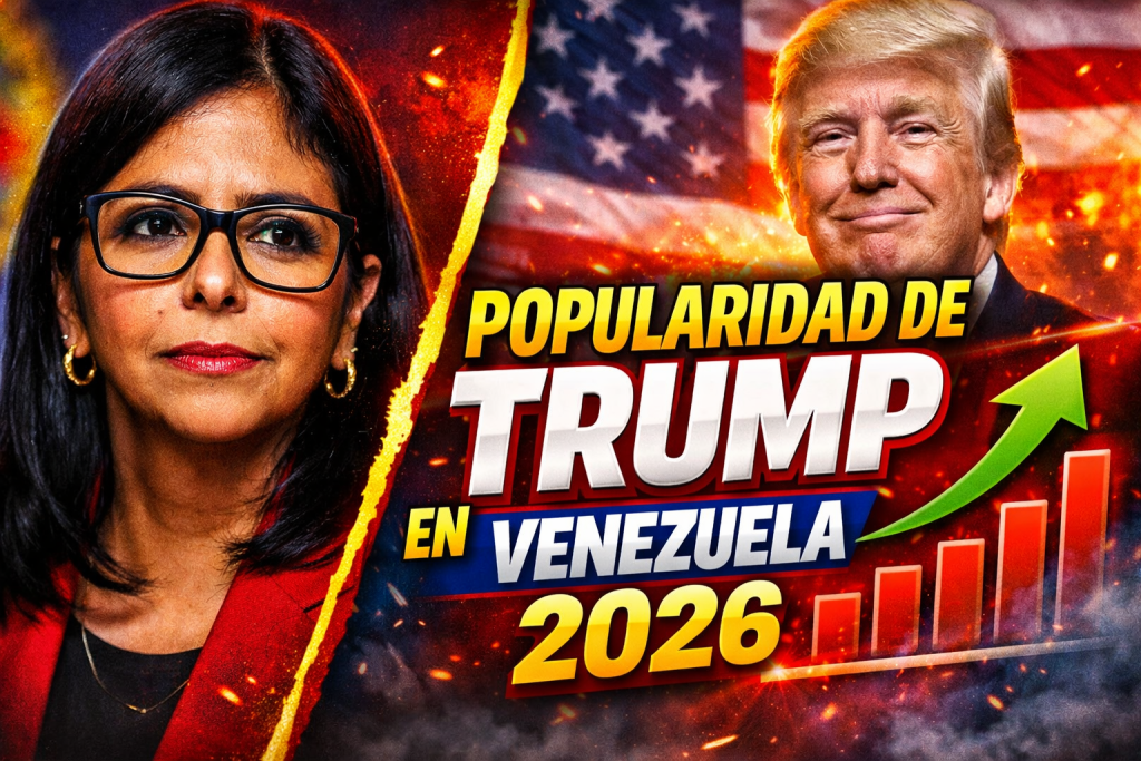 Popularidad de Donald Trump en Venezuela 2026 entre bromas políticas y encuestas polémicas